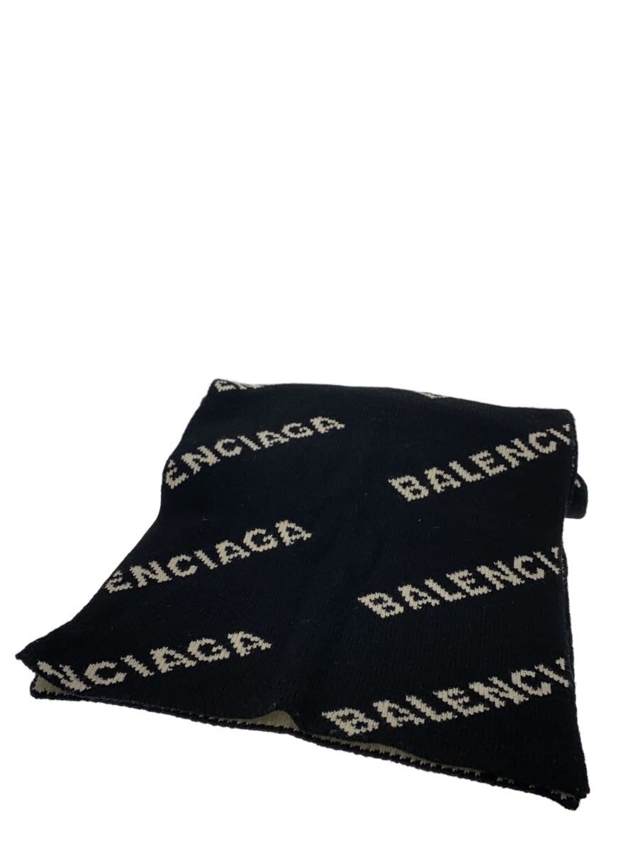 【中古】BALENCIAGA◆えり巻き/ポリエステル/BLK/メンズ/JP57201902761【服飾雑貨他】