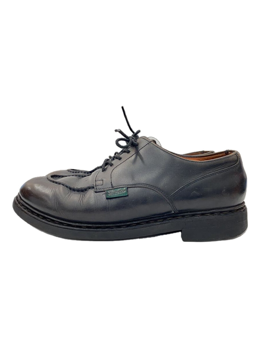 【中古】Paraboot◆お召しものシューズ/US7.5/BLK/なめし革//【シューズ】