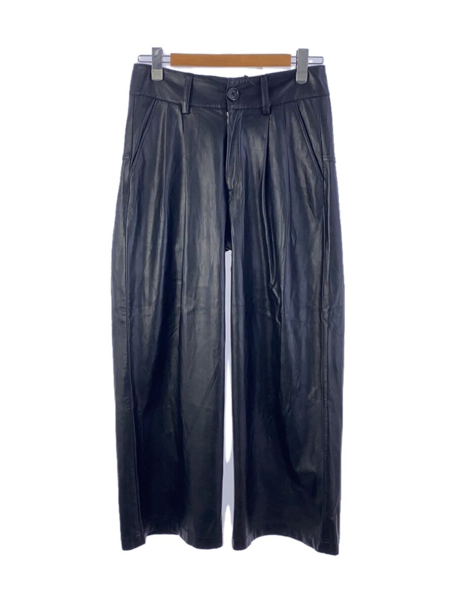 【中古】JOHN◆下つ方/L/フェイクレザー/BLK【メンズウェア】