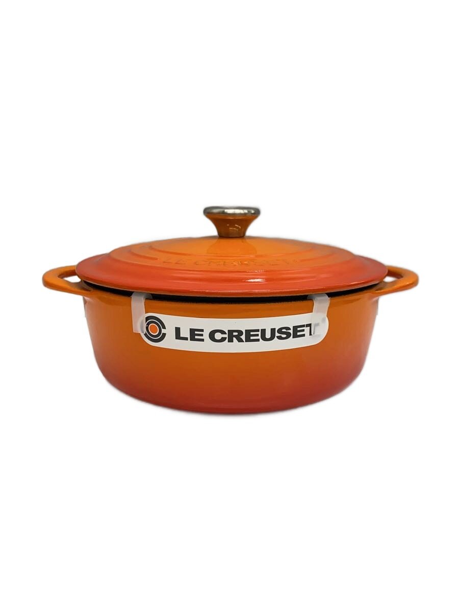 【中古】LE CREUSET◆鍋/20コマーシャル/ORN//【勝手もと装置】