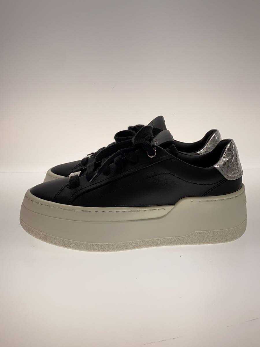【中古】Salvatore Ferragamo◆ローカットスニーカー/UK6/BLK/なめし革/030573 769353【シューズ】