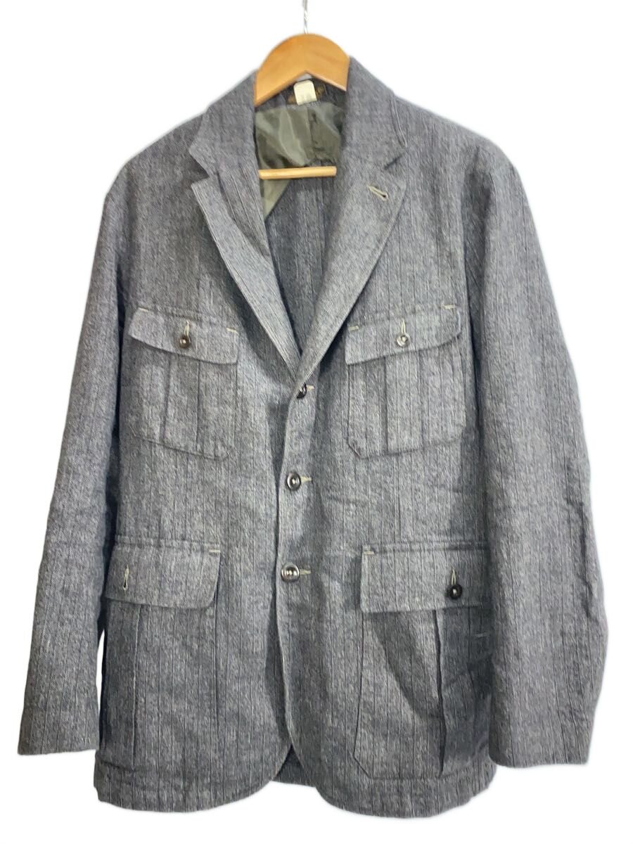 【中古】RRL◆上衣/M/綿織物/GRY/縞模様【メンズウェア】