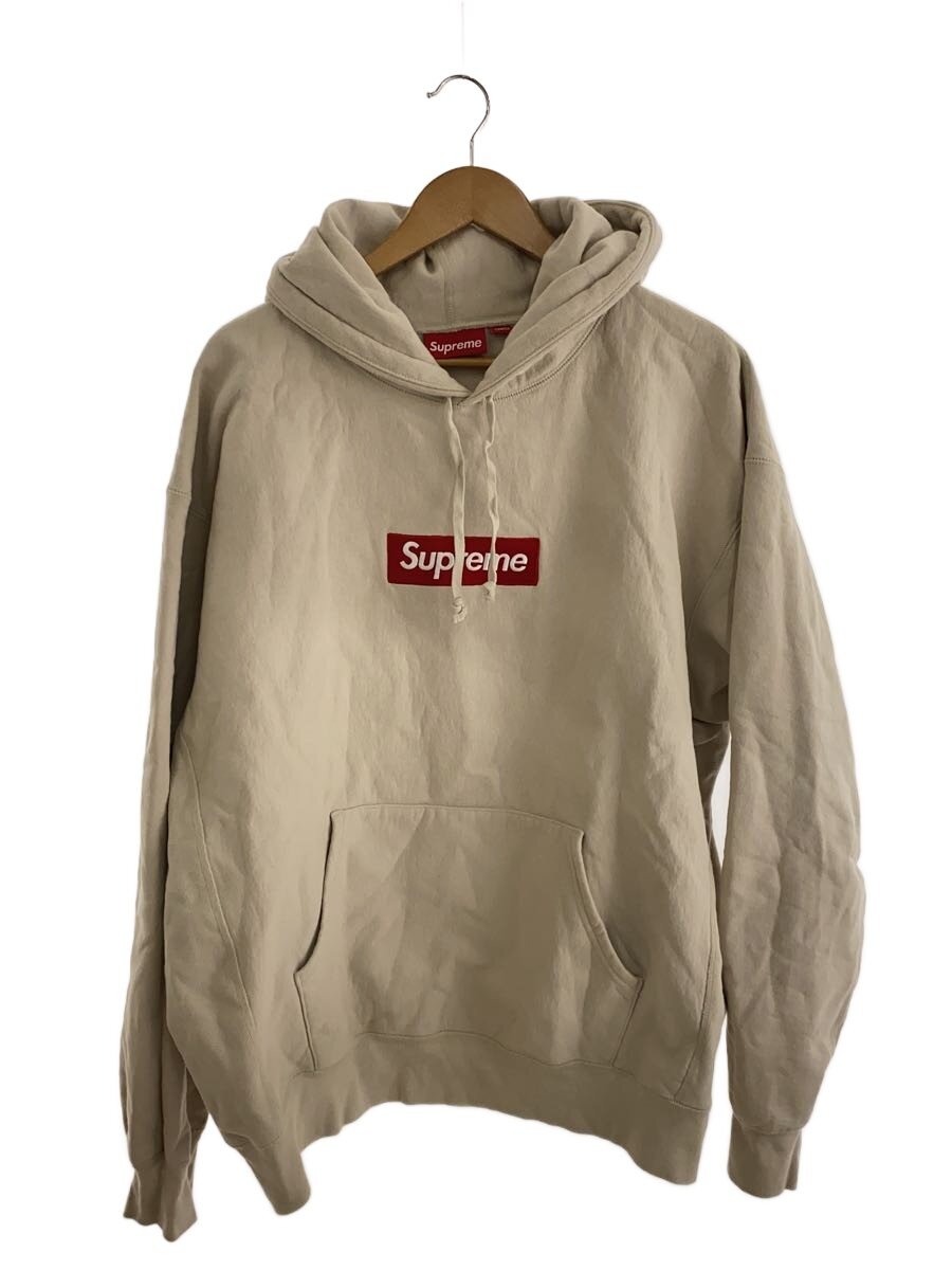 【中古】Supreme◆パーカー/XXL/綿織物/BEG【メンズウェア】