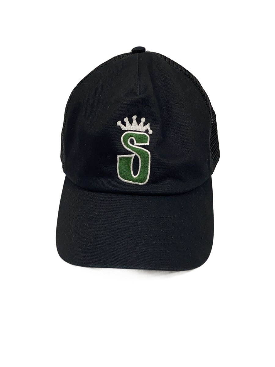 【中古】STUSSY◆メッシュ旗がしら/FREE/綿織物/BLK/メンズ/1311170//【服飾雑貨他】