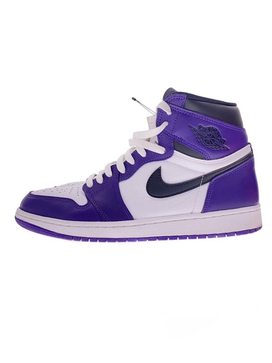 【中古】NIKE◆AIR JORDAN 1 RETRO HIGH OG/27.5cm/PUP【シューズ】｜2ｎｄ STREET 店