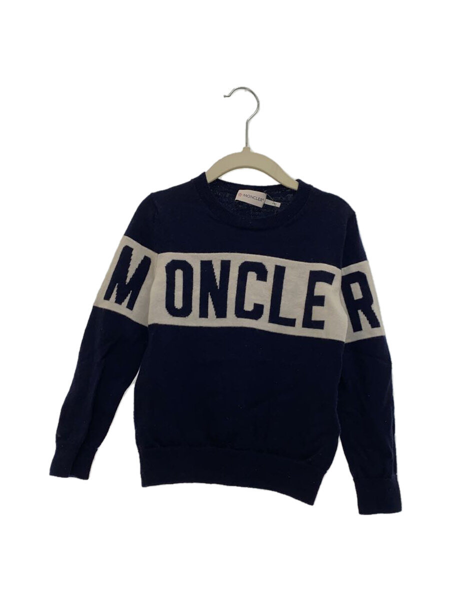 【中古】MONCLER◆ティーシャツ/110糎/羊毛/米国海軍/E29549007100 A9084//【キッズ】