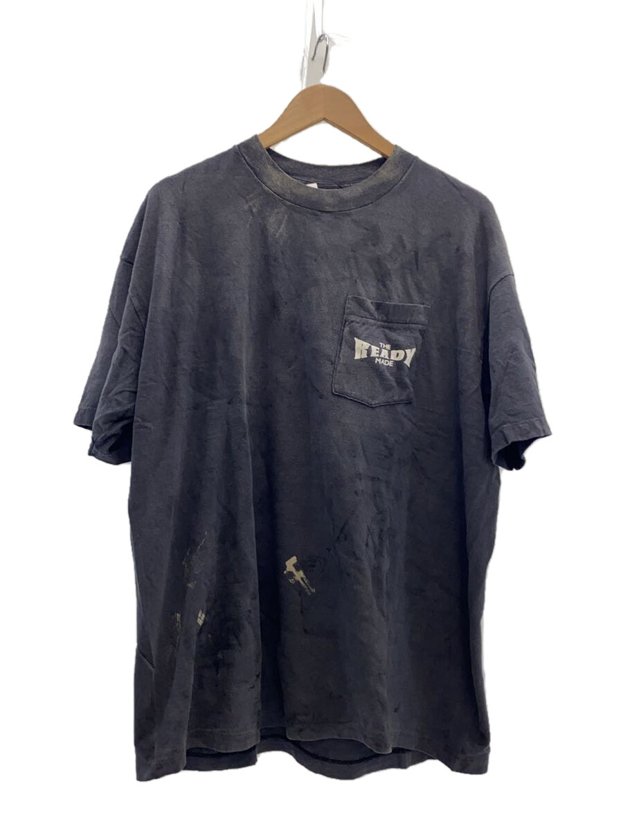 【中古】READYMADE◆SS T-SHIRT POCKET/プルオーバー/XL/綿織物/GRY/RM-P01-0000-076//【メンズウェア】