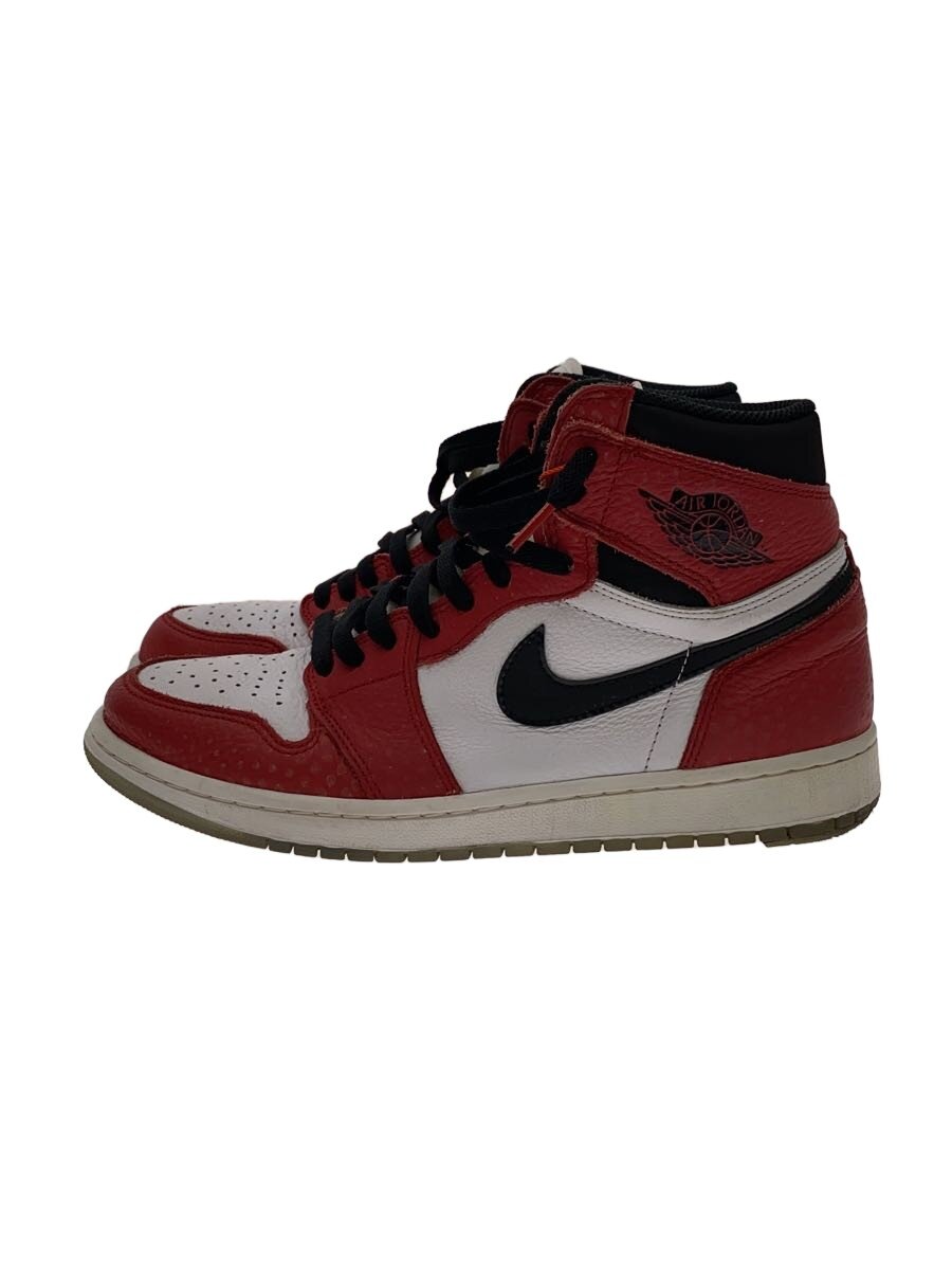 【中古】NIKE◆AIR JORDAN 1 RETRO HIGH OG/エアジョーダン1レトロハイ/赤いこと/28糎/赤いこと//【シューズ】