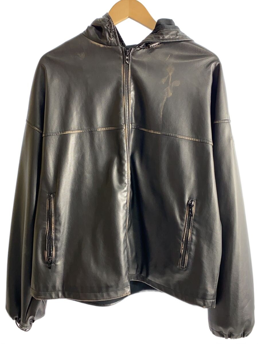【中古】DIESEL◆J-Antil/上衣/46/フェイクレザー/BLK/OIKAR【メンズウェア】