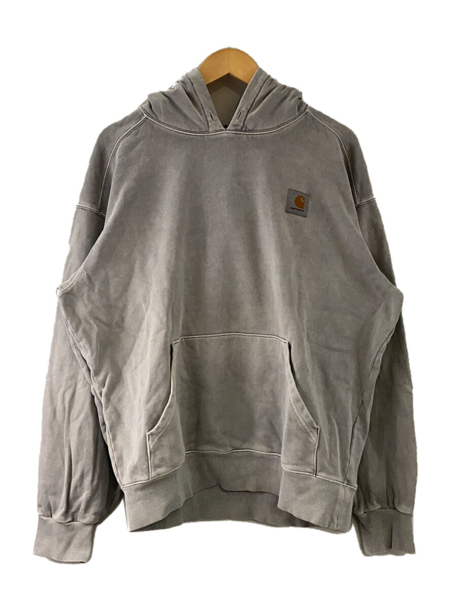 【中古】Carhartt◆パーカー/S/綿織物/GRY//【メンズウェア】