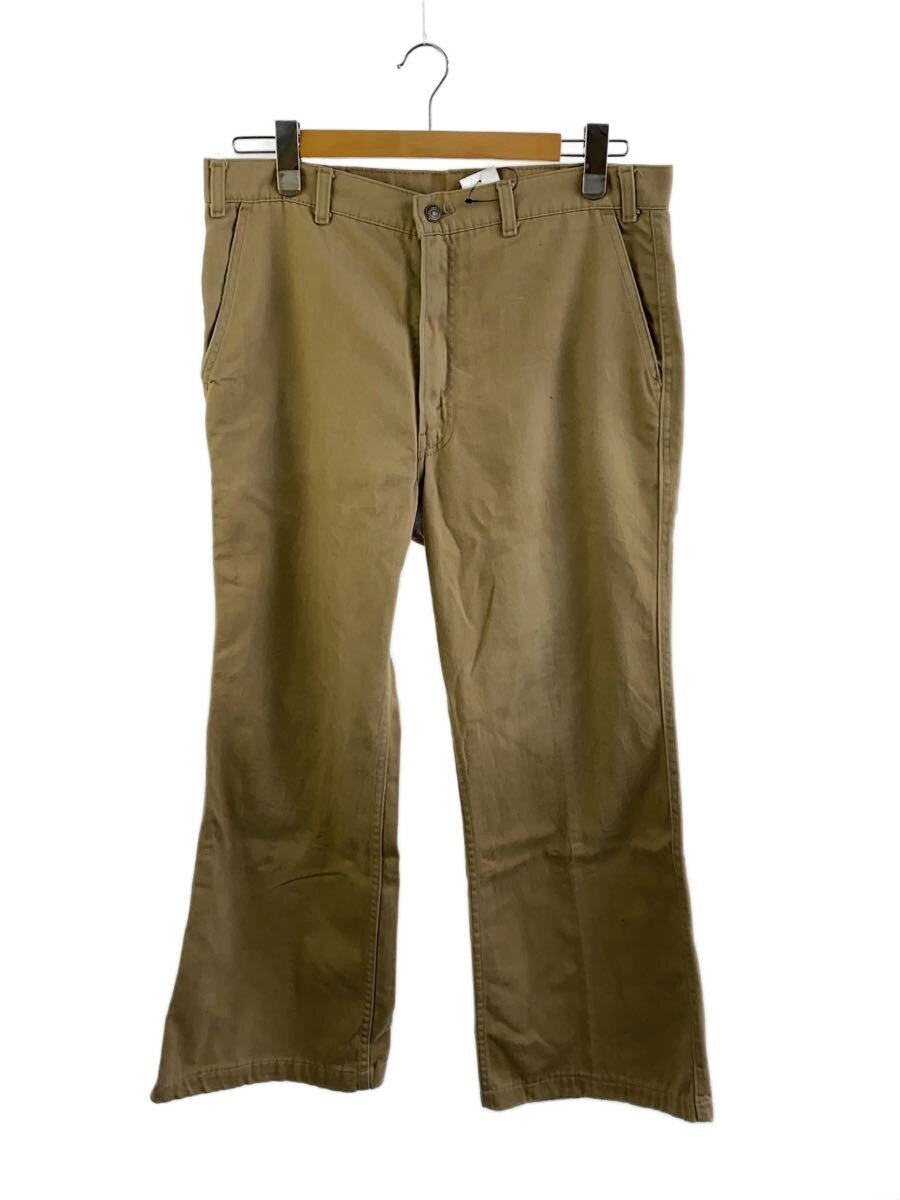 【中古】Levi’s◆下つ方/36/--/駱駝/無地/名取り草裏14/チノ食麺麭【メンズウェア】