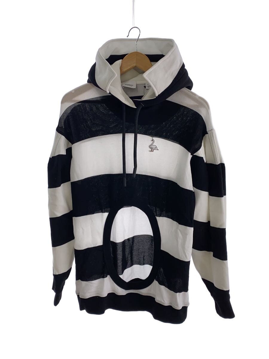 【中古】BURBERRY◆パーカー/XS/綿織物/BLK/間借り人//【レディース御召しもの】
