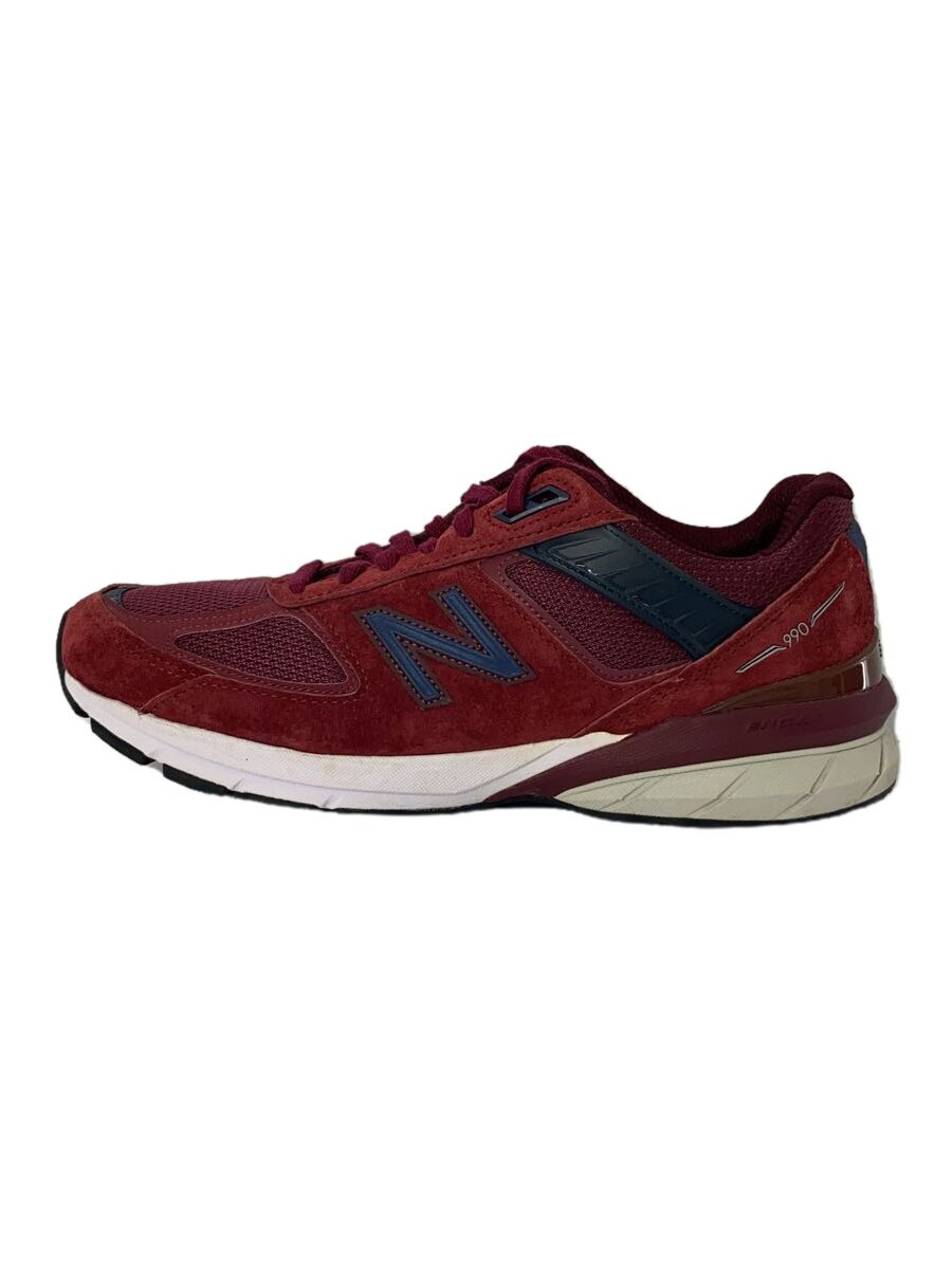【中古】NEW BALANCE◆シューズ/UK7.5/RED/M990BU5【シューズ】