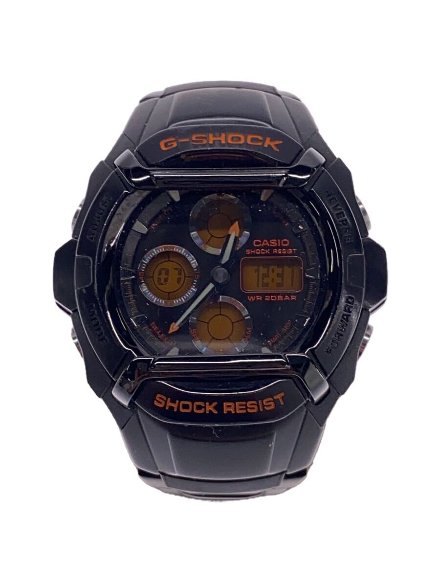 【中古】CASIO◆石英ウオッチ・G-SHOCK/デジアナ/BLK/BLK【服飾雑貨他】