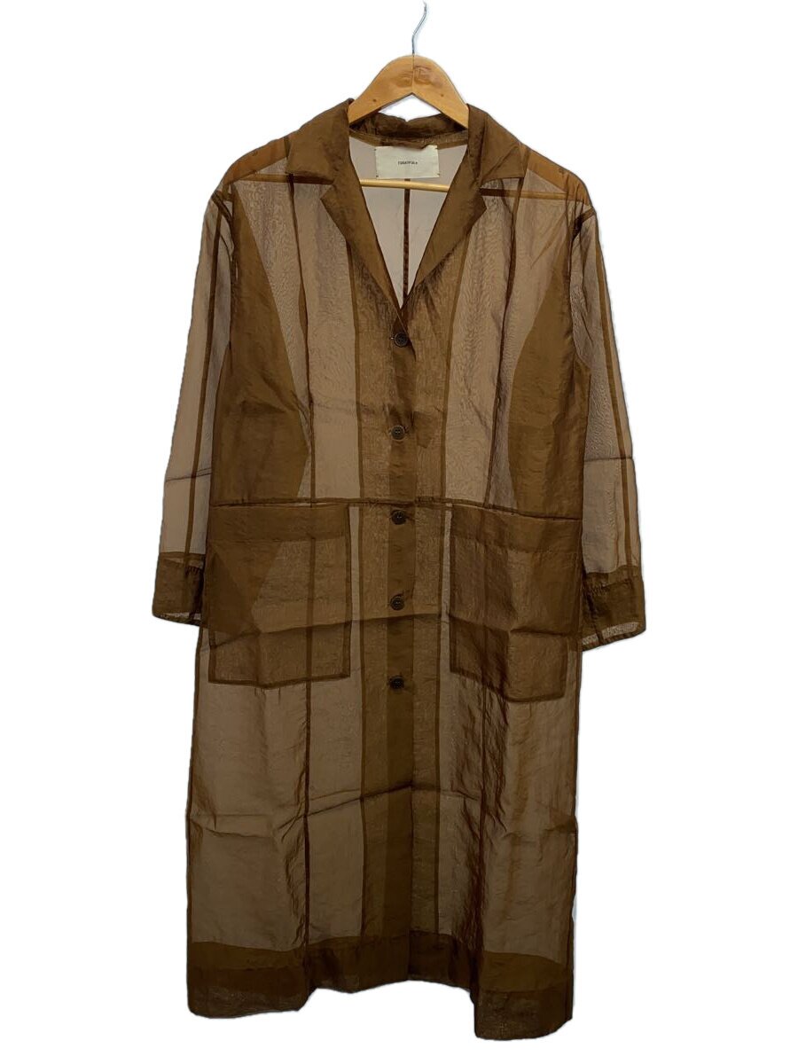 【中古】TODAYFUL◆Sheer Shirts Gown/36/ナイロン/CML/無地/12010006【レディース御召しもの】