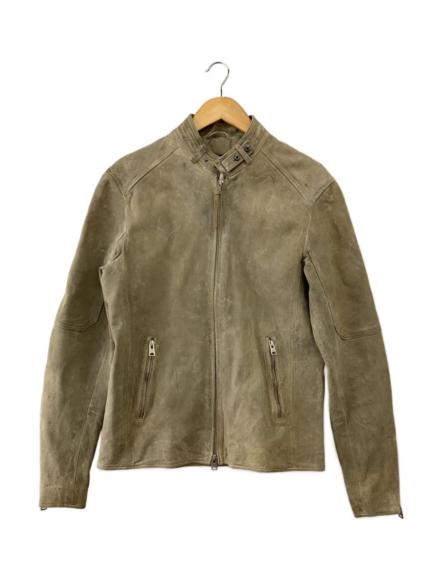 【中古】ALLSAINTS◆CORA JACKET/S/野羊革/薄墨色/ML010Y【メンズウェア】