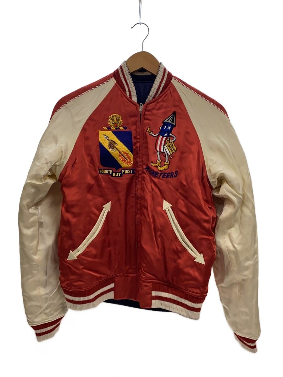【中古】THE REAL McCOY&rsquo;S◆スカジャン/34/明仙縫製/リバーシブル/ORN/MJ9005【メンズウェア】｜2ｎｄ STREET 店