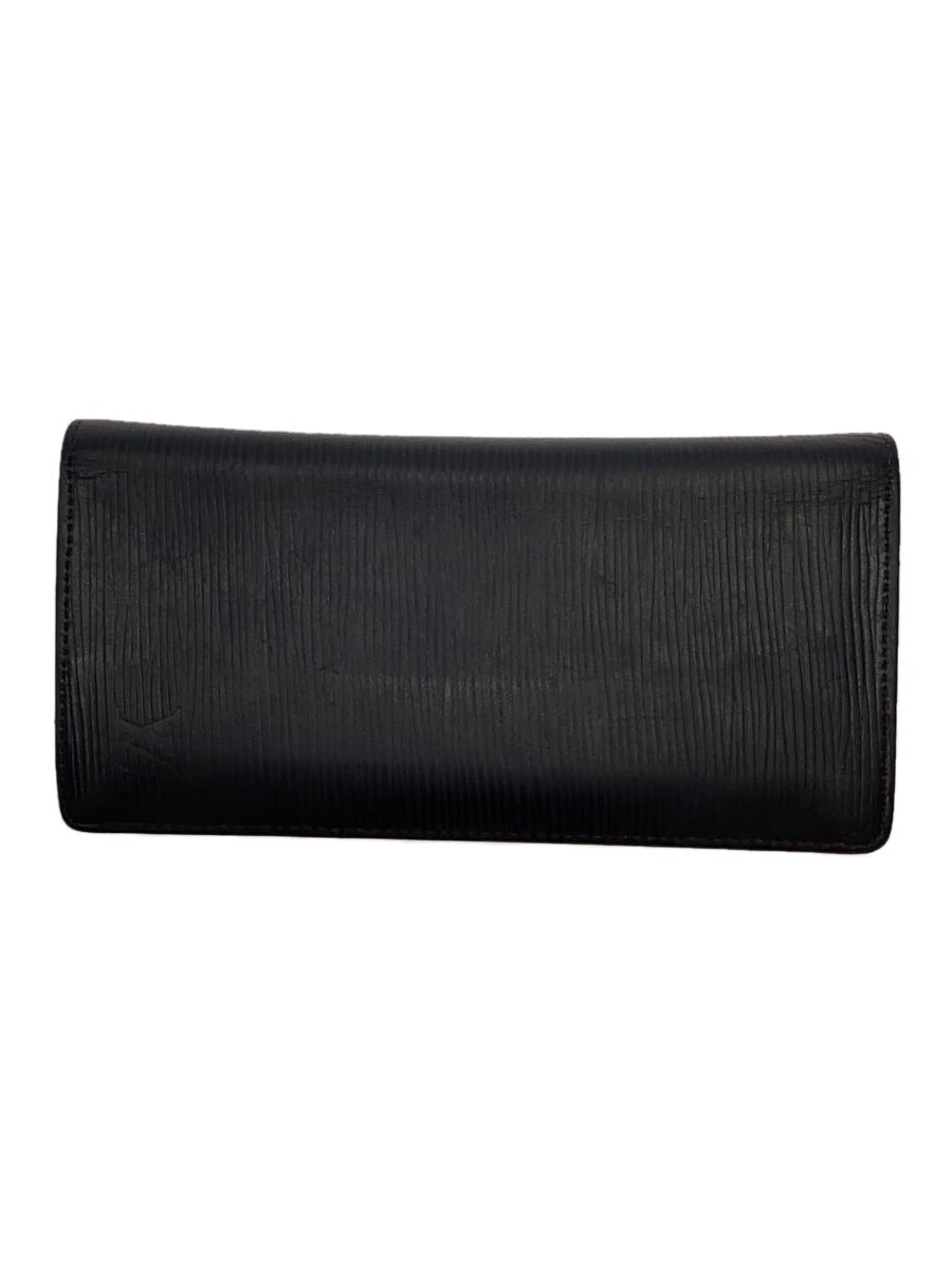 【中古】LOUIS VUITTON◆2)ポルト・フォイユ・ブラザ_エピ_BLK/レザー/BLK/メンズ【服飾雑貨他】｜2ｎｄ STREET 店