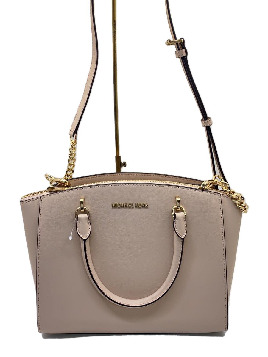 【中古】MICHAEL KORS◆トートバッグ/--/PNK/35H7GE0S3L【御徒面子】