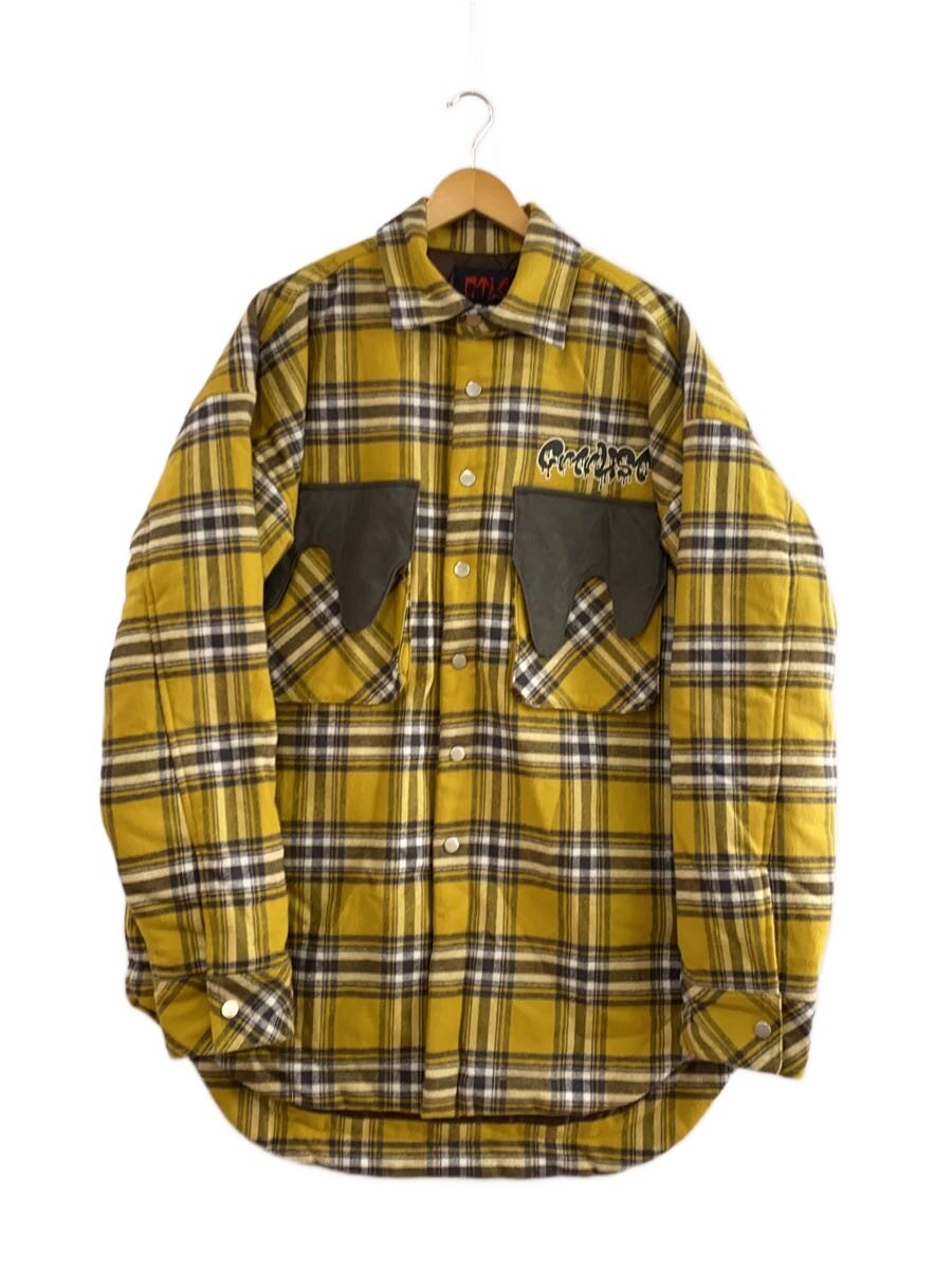 【中古】CVTVLIST◆23AW/Drip Check Shirt/ジャケット/2/コットン/YLW/チェック/2201110202【メンズウェア】|2nd STREET 店