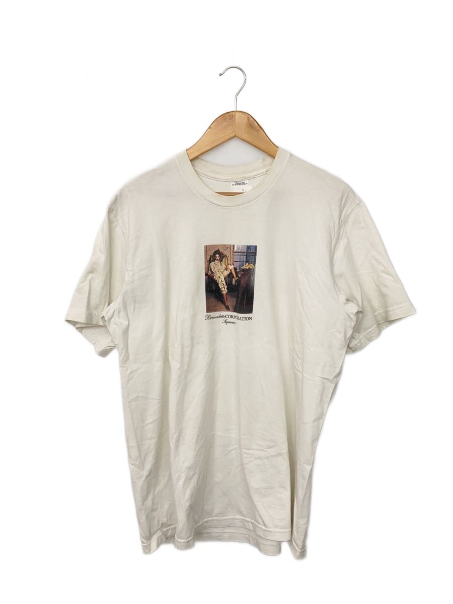 【中古】Supreme◆プルオーバー/L/綿織物/WHT【メンズウェア】