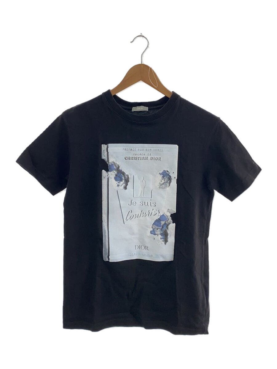 【中古】Christian Dior◆DANIEL ARSHAM/20SS/ティーシャツ/XXS/綿織物/BLK/023J615D0554【メンズウェア】