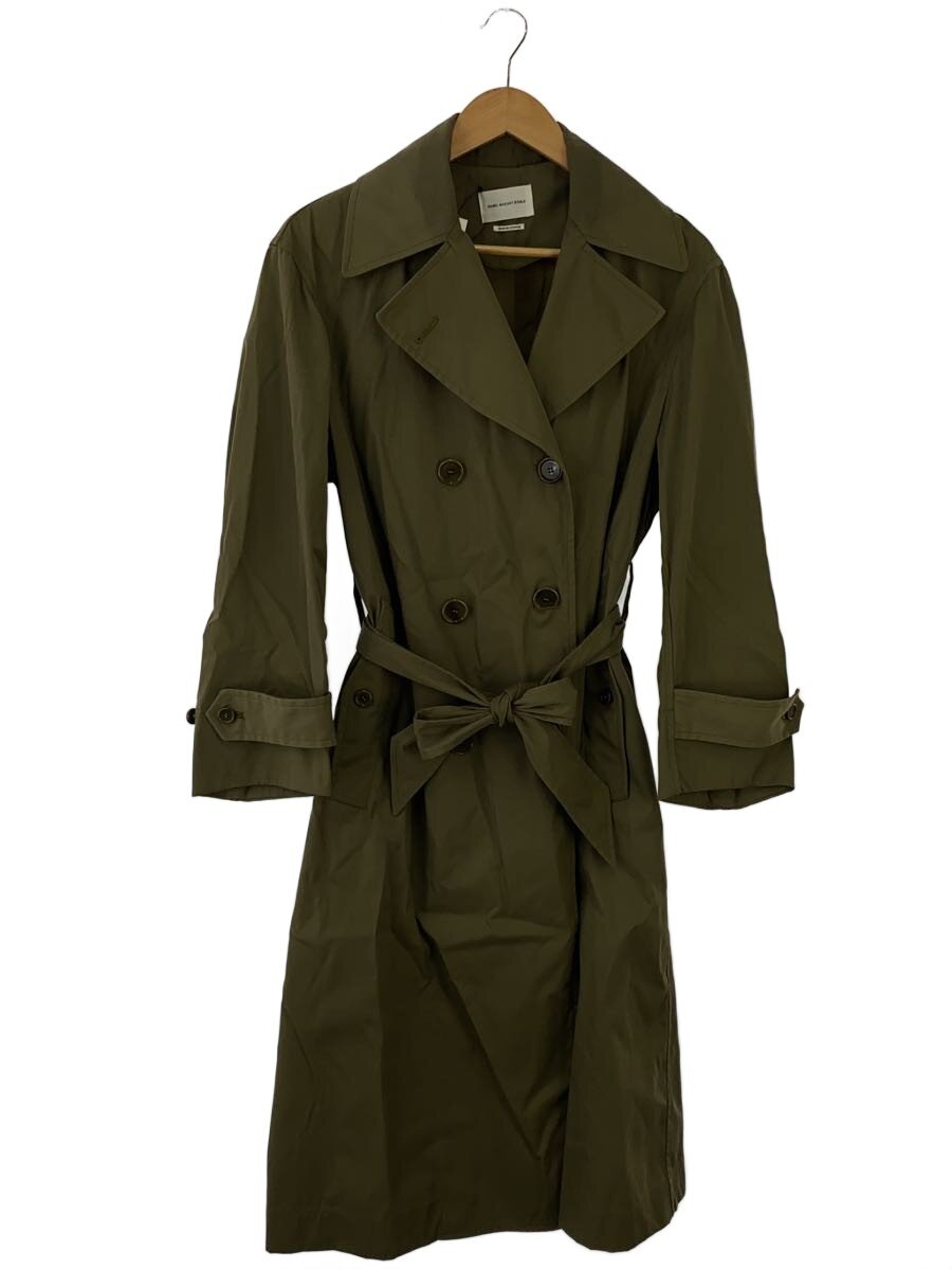 【中古】ISABEL MARANT ETOILE◆トレンチコート/34/ナイロン/KHK/無地【レディース御召しもの】