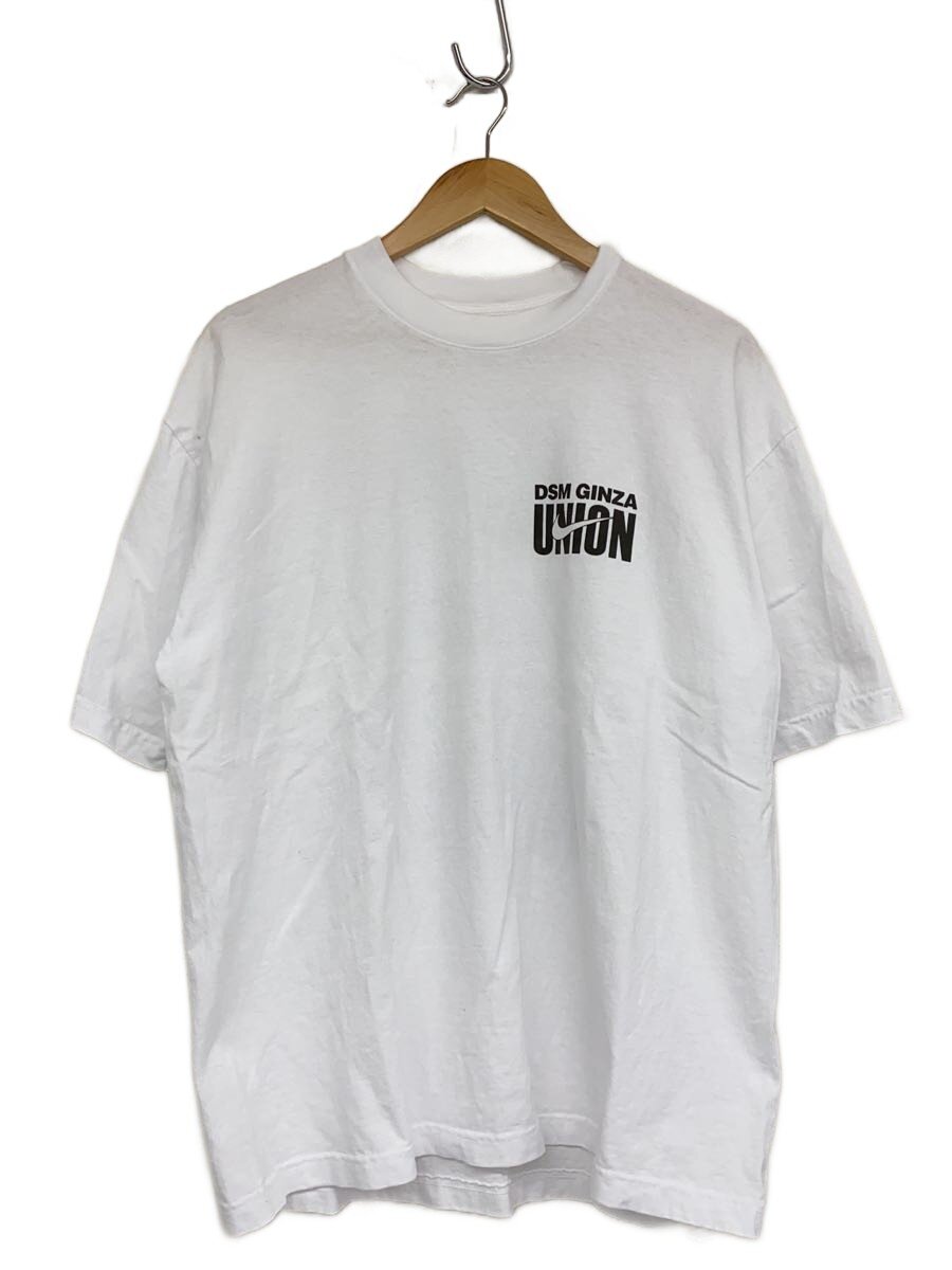 【中古】Union Los Angeles◆25SS/×NIKE×DSM GINZA/トリプルコラボ/プルオーバー/3/綿織物/WHT/刷り上げる【メンズウェア】