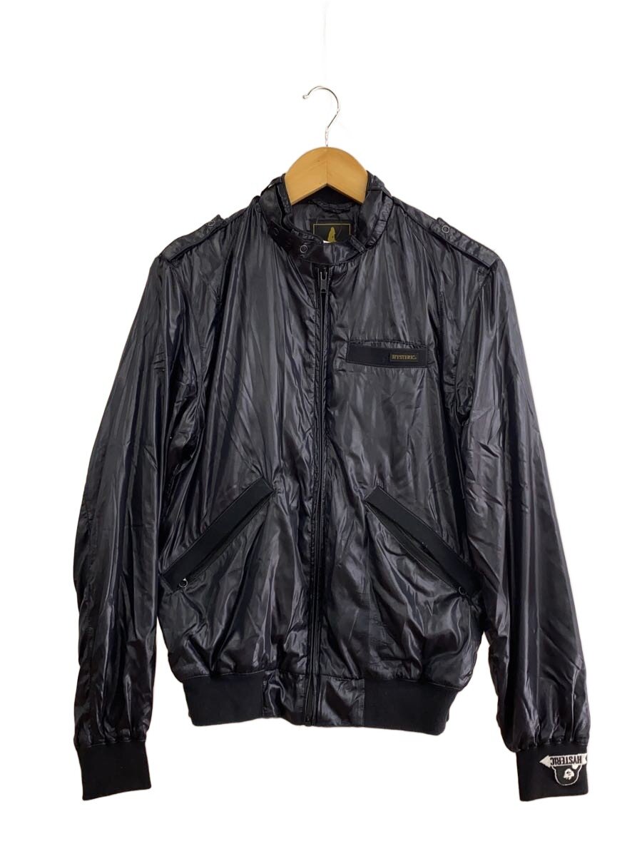 【中古】HYSTERIC GLAMOUR◆ナイロン上衣/S/ナイロン/BLK/02191AB01//【メンズウェア】