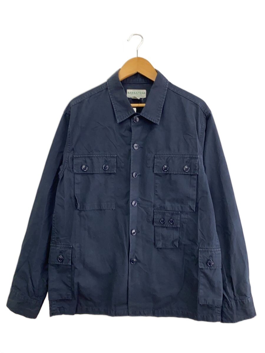【中古】SASSAFRAS◆GDU JACKET/上衣/M/綿織物/NVY【メンズウェア】