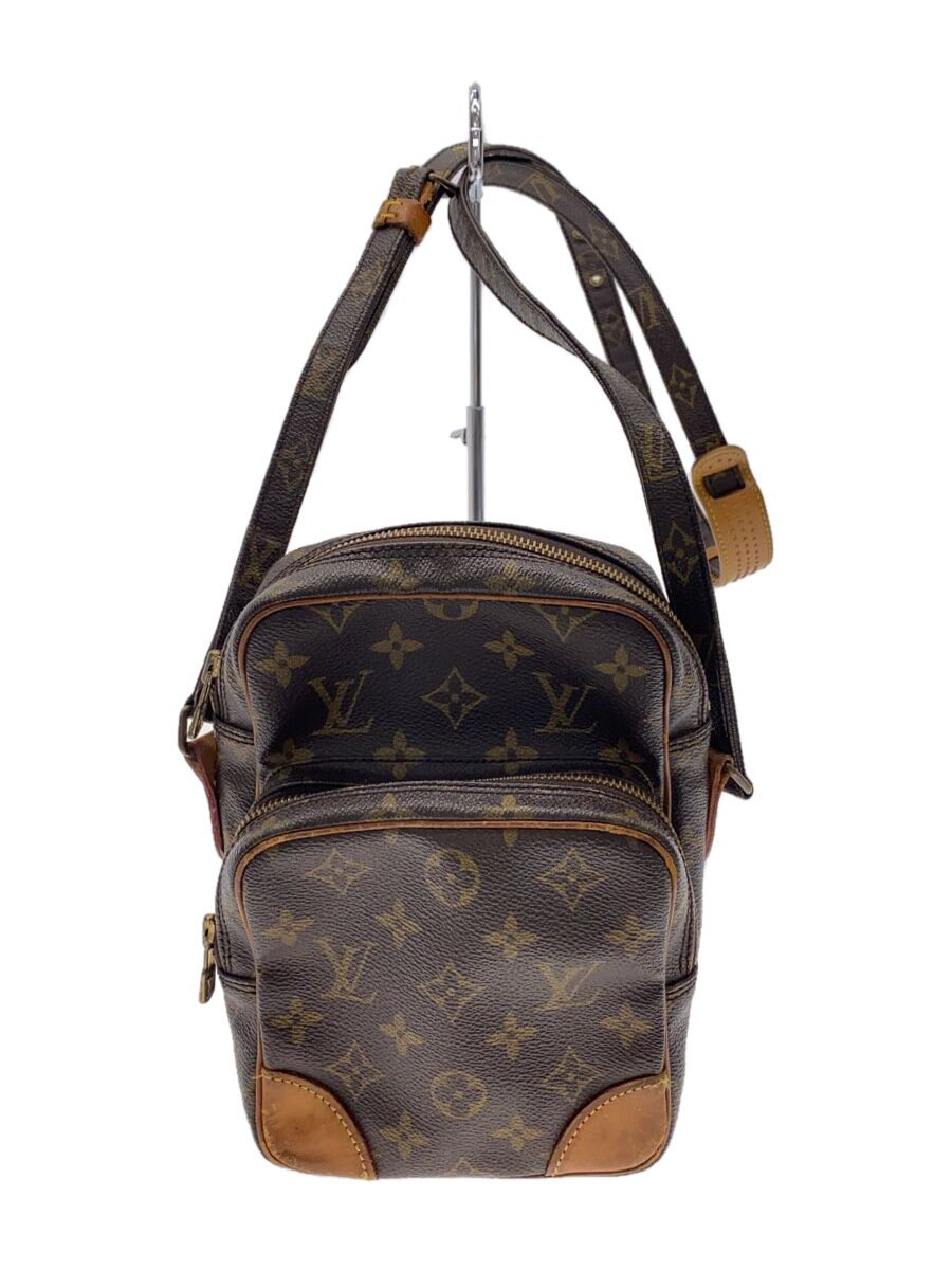 【中古】LOUIS VUITTON◆アマゾンモノグラム・帆布/ショルダーバッグ/PVC/BRW/モノグラム/M45236【御徒面子】
