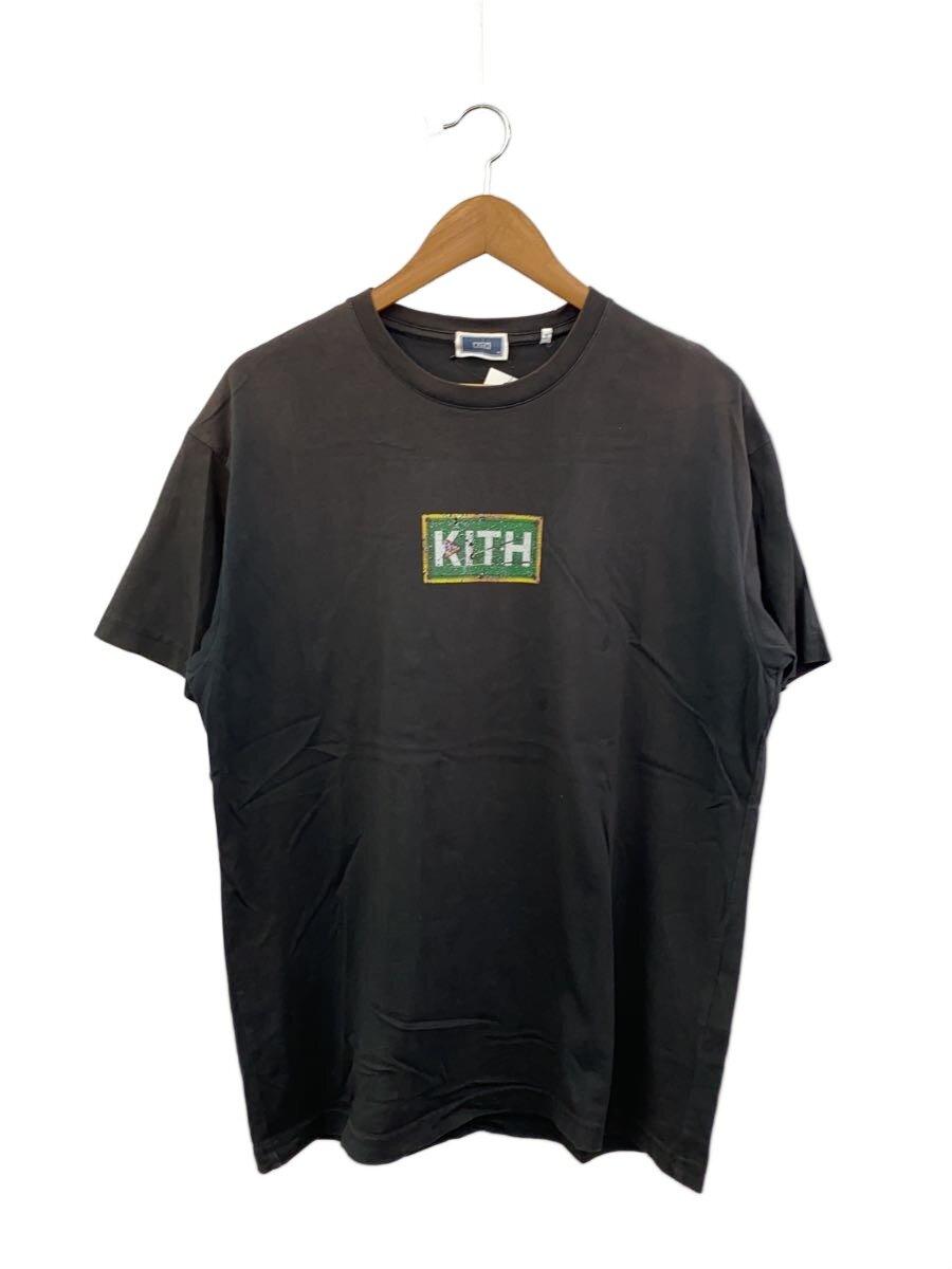 【中古】KITH◆KITH×BILLIARD BOX LOGO TEE/プルオーバー/M/綿織物/BLK/kh030075【メンズウェア】