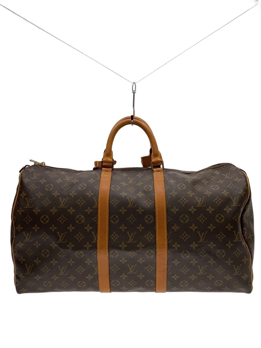 【中古】LOUIS VUITTON◆キーポル・バンドリエール55_モノグラム・キャンバス/PVC/BRW【バッグ】|2nd STREET 店