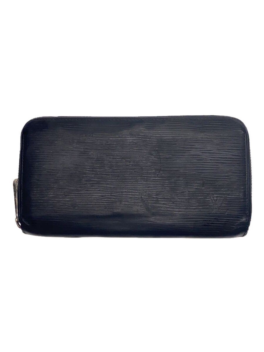 【中古】LOUIS VUITTON◆ジッピー・ウォレット_エピ_BLK/なめし革/BLK/メンズ//【服飾雑貨他】