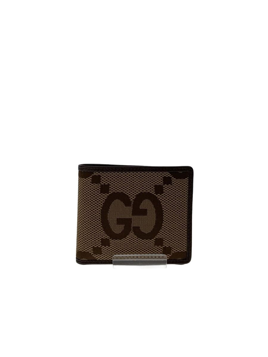 【中古】GUCCI◆2つ折り財布_ジャンボGG/キャンバス/ベージュ/メンズ【服飾雑貨他】｜2ｎｄ STREET 店