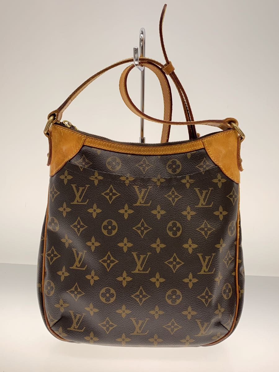 【中古】LOUIS VUITTON◆オデオンPM/キズ・色変わり・スレ有/ショルダーバッグ/PVC/BRW/モノグラム/M56390//【御徒面子】