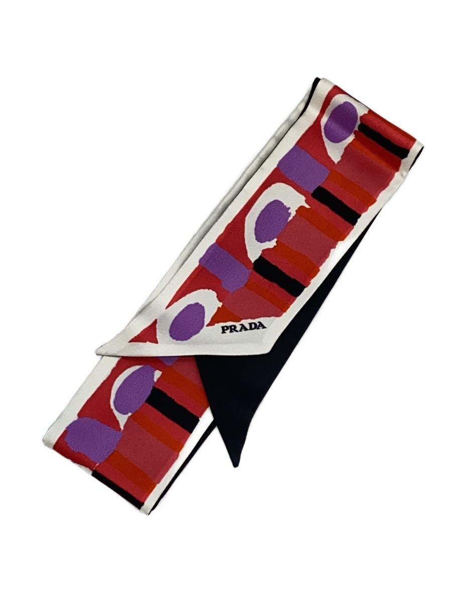 【中古】PRADA◆袈裟/地絹/マルチ色つや/レディース【服飾雑貨他】