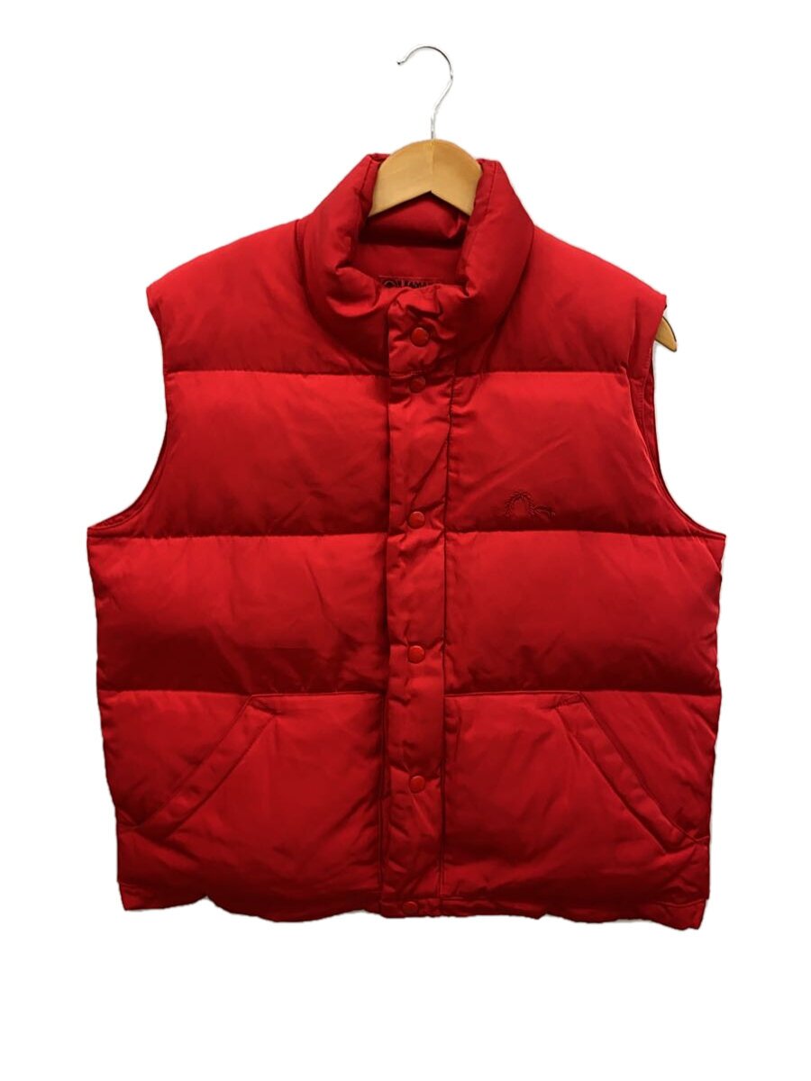 【中古】EVISU◆ダウンベスト/40/ポリエステル/RED【メンズウェア】|2nd STREET 店