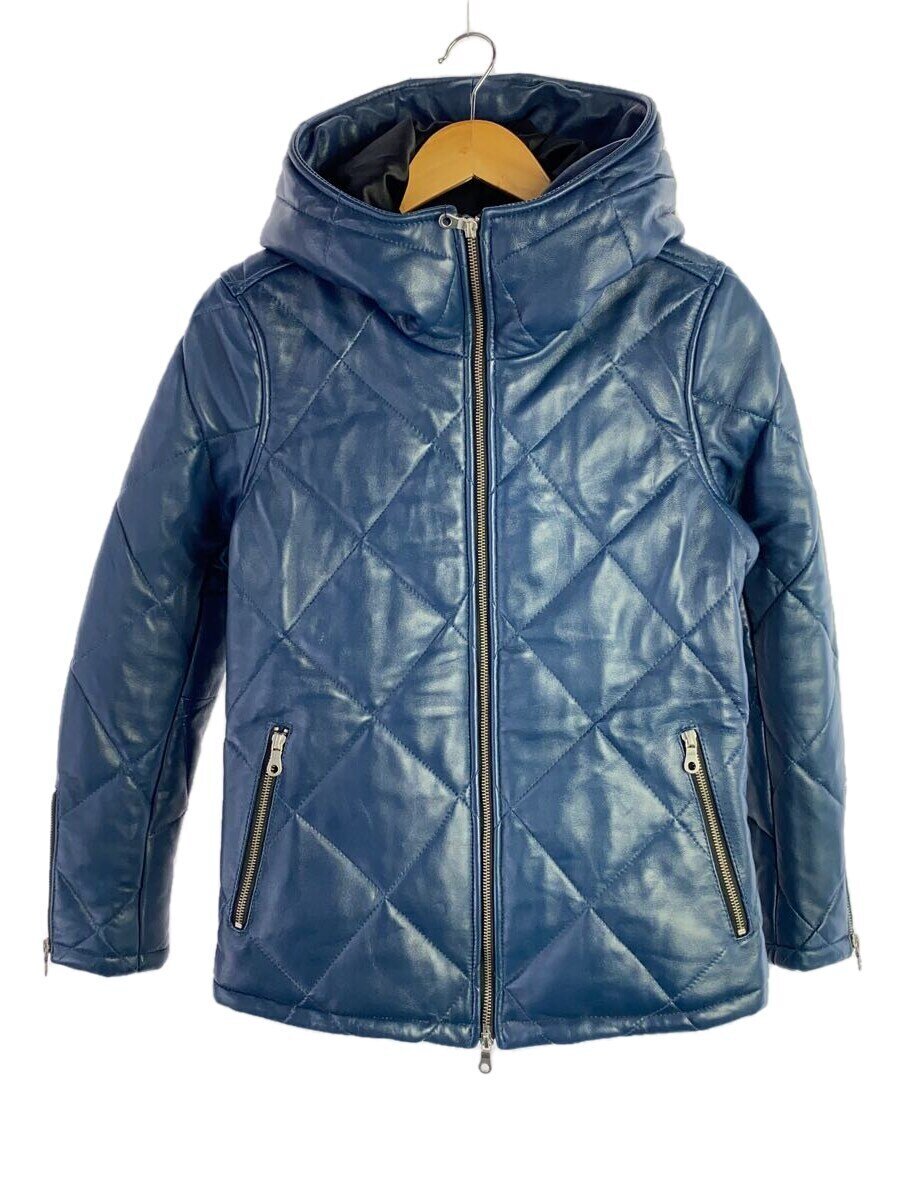 【中古】NO ID.◆レザージャケット・ブルゾン/1/レザー/NVY/849203-726L【メンズウェア】｜2ｎｄ STREET 店 18,432円