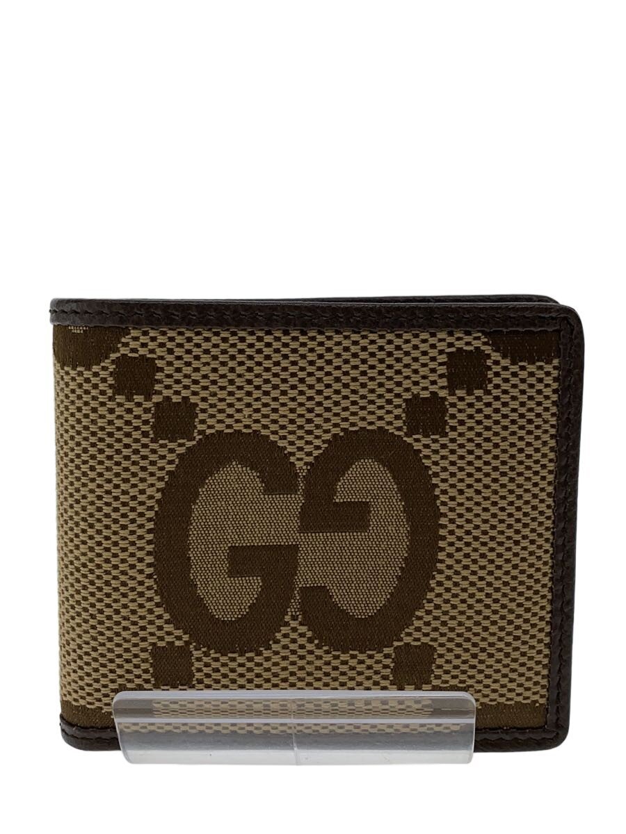 【中古】GUCCI◆2つ折り財布_ジャンボGG/キャンバス/BEG/メンズ【服飾雑貨他】｜2ｎｄ STREET 店