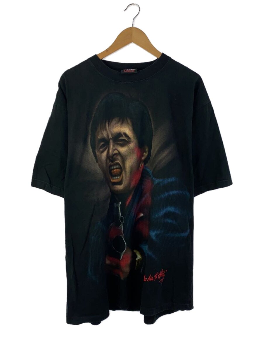 【中古】プルオーバー/XXL/綿織物/BLK/刷り上げる/SCARFACE/BIG GRAPHIC TEE【メンズウェア】