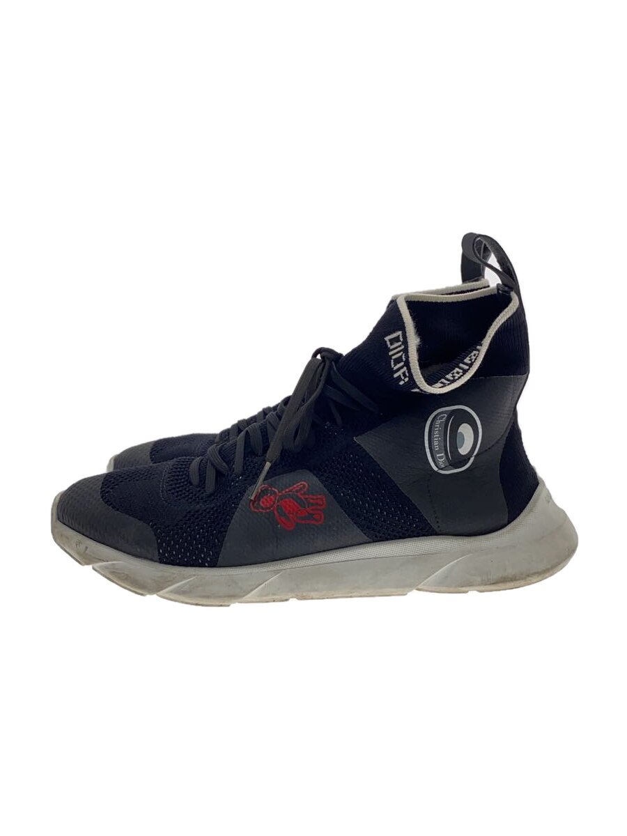 【中古】Dior HOMME◆ハイカットスニーカー/EUR40/BLK//【シューズ】|2nd STREET 店