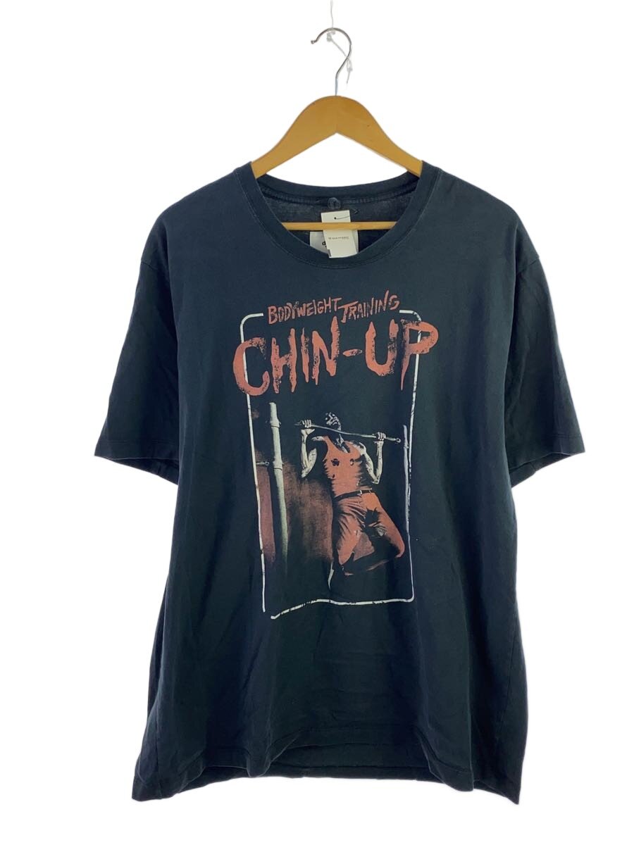 【中古】doublet◆24AW/CHIN-UP/Tシャツ/L/コットン/BLK/プリント/24AW91WM21//【メンズウェア】｜2ｎｄ STREET 店