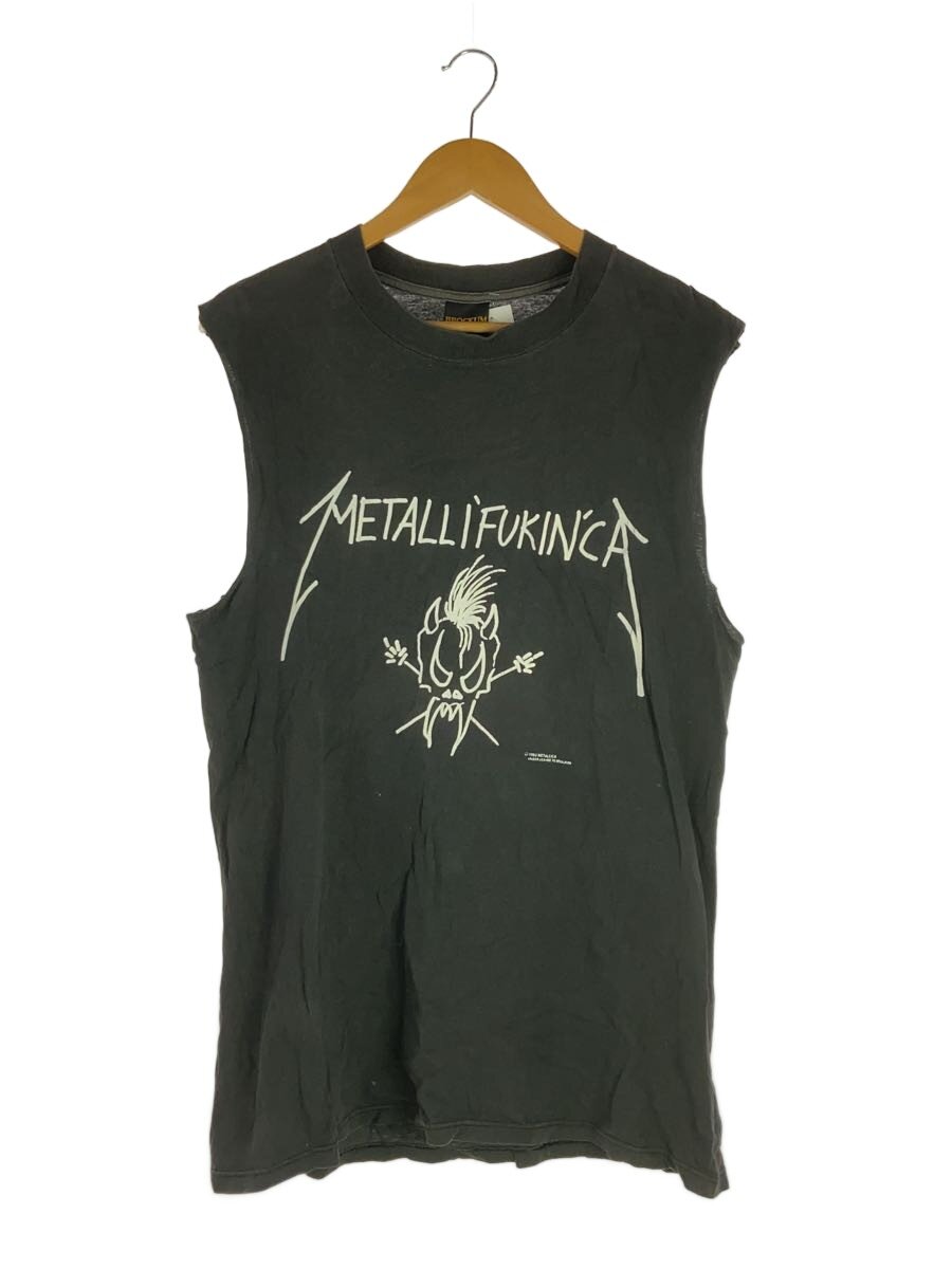 【中古】BROCKUM◆METALLICA/FUKIN/USA製/袖撥ねのける/貯蔵タンクとっ始め/L/綿織物/BLK//【メンズウェア】