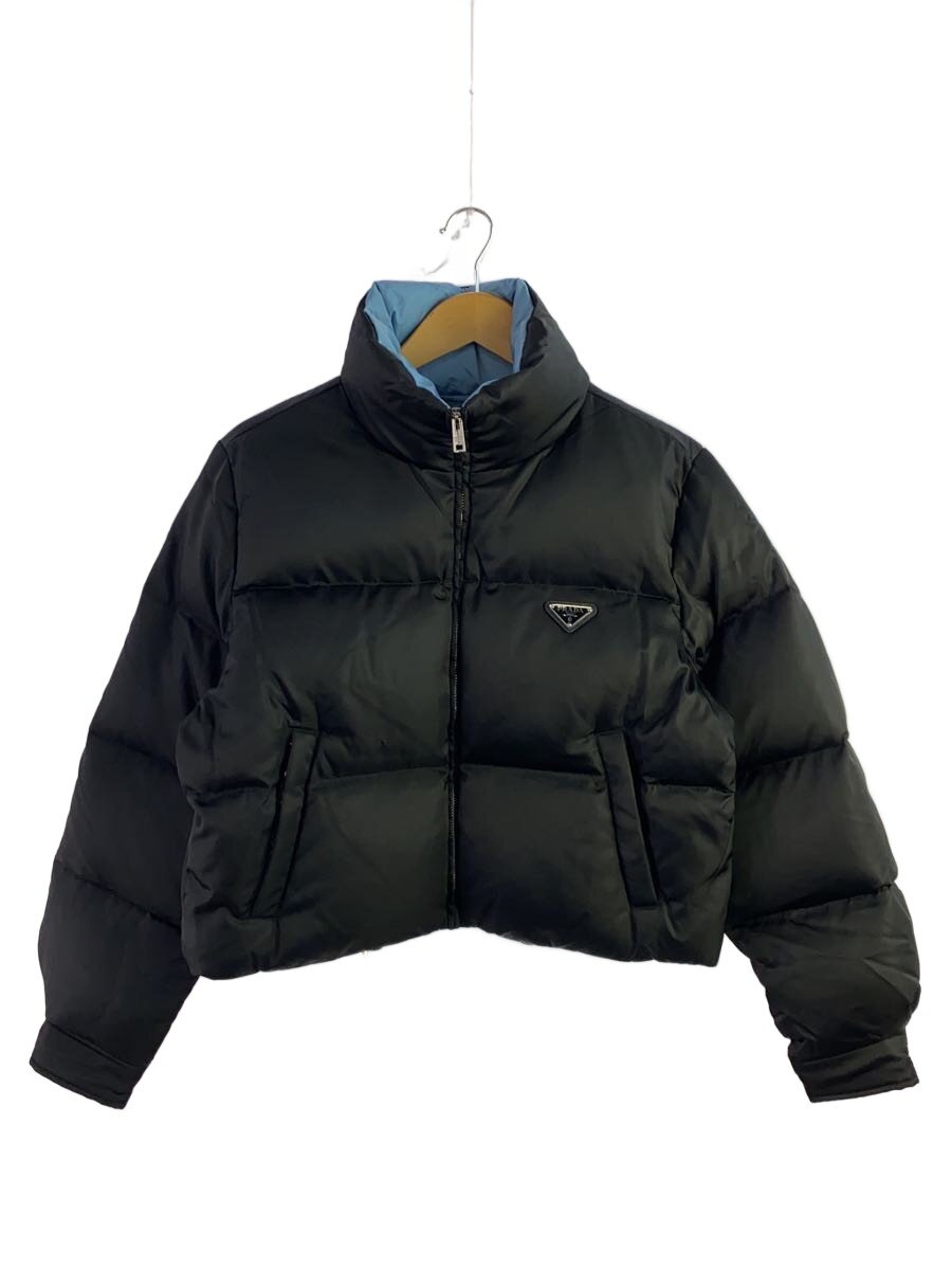【中古】PRADA◆落ちこむ上衣/40/ポリエステル/BLK/292056【レディース御召しもの】