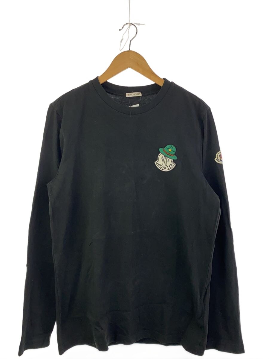 【中古】MONCLER◆25ss/長袖Tシャツ/L/コットン/BLK/k20918d00015【メンズウェア】|2nd STREET 店