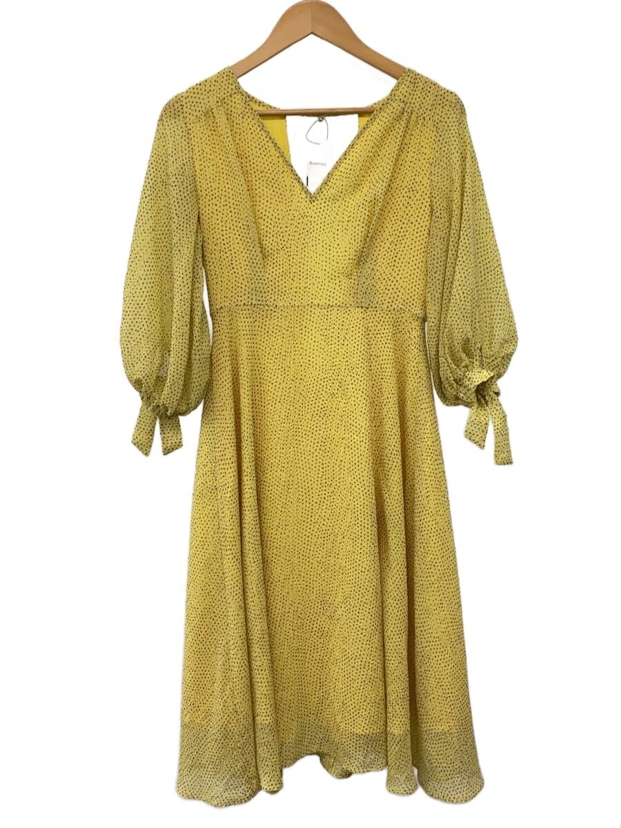 【中古】Estella.K◆長袖衣装/FREE/ポリエステル/YLW/点点/191-51027【レディース御召しもの】