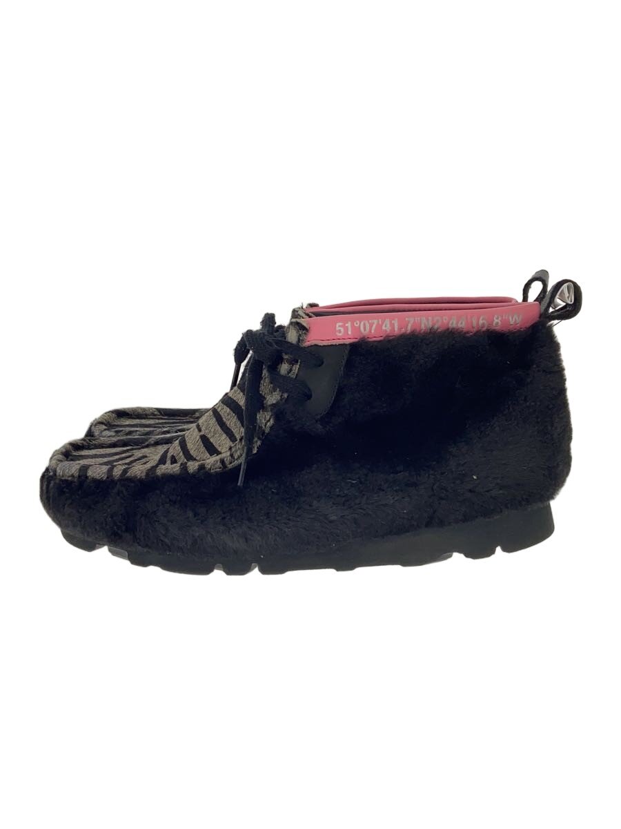 【中古】Clarks◆ハイカットスニーカー/26糎/BLK【シューズ】
