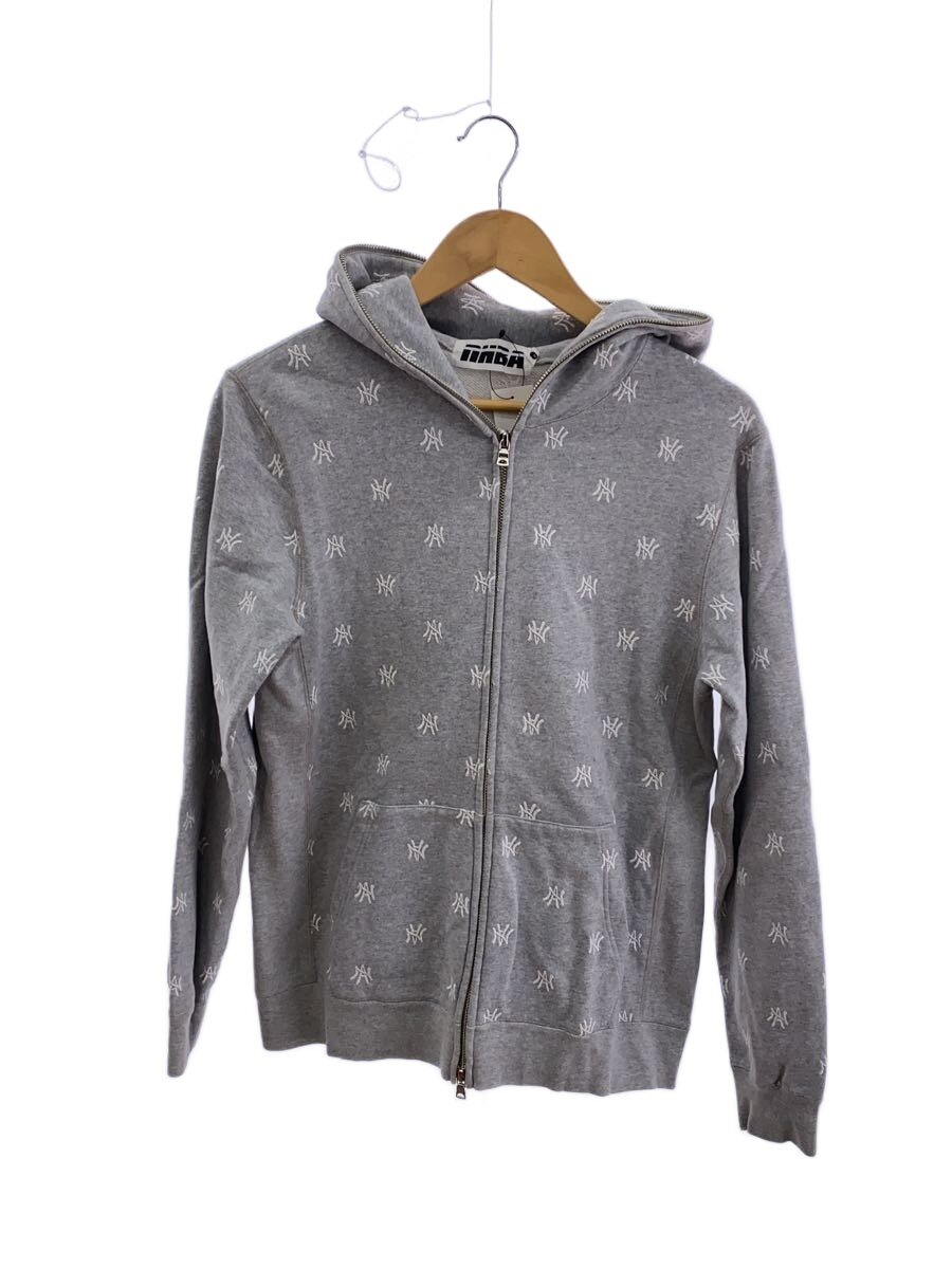【中古】A BATHING APE◆&times;NEIGHBORHOOD FULL ZIP HOODIE/ジップパーカー/M/コットン/GRY/総柄【メンズウェア】｜2ｎｄ STREET 店 17,345円