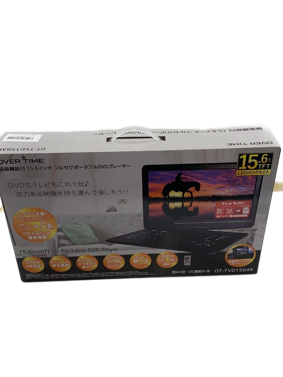 【中古】OVER TIME◆ポータブルDVD/OT-TV156AK【家電・ビジュアル・オーディオ】